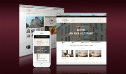 Webdesign für Hotel an der Altstadt